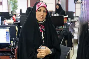 آمنه سادات ذبیح‌پور در کنار پسر سیدحسن نصرالله! + عکس