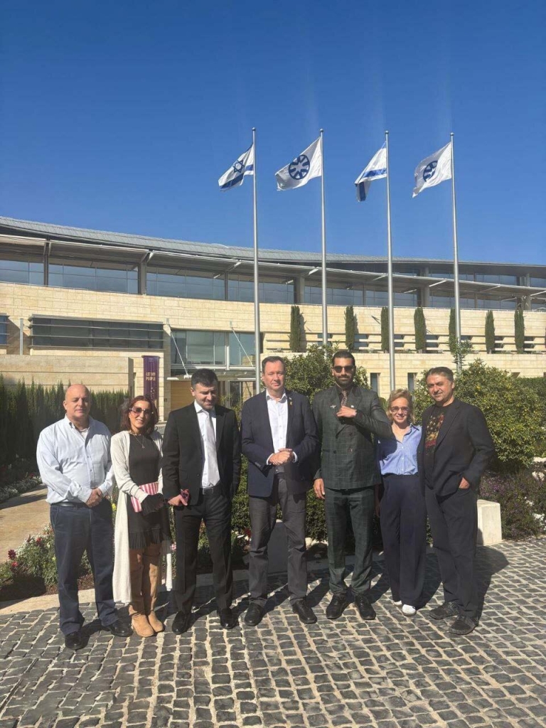 کاترین شکدم به اسرائیل سفر کرد + عکس